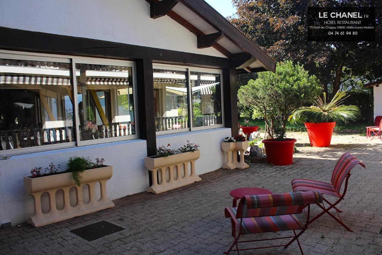 Hotel Restaurant Le Chanel Villieu Exterior foto